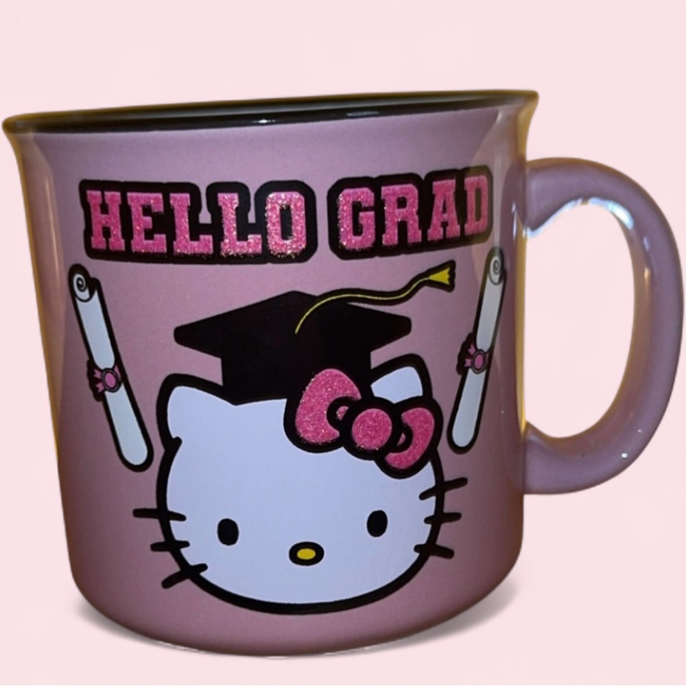 hello kitty grad mug